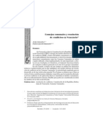 Consejos Comunales y Resolución de Conflictos