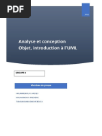 Analyse Et Conception Objet-Groupe8