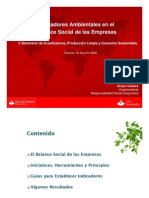 Indicadores Ambientales en El Balance Social de Las Empresas, Por Oralyn Caldera