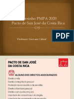 Introdução Aos Direitos Humanos - Pacto de São José Da Costa Rica Aula II