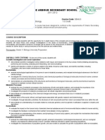 SBI4U0 Course Outline 2011-2012