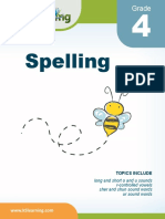 Grade 4 Spelling Workbook