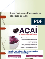 Boas Práticas Na Produção de Açaí