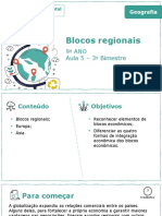 Blocos Regionais: 9º ANO Aula 5 - 3º Bimestre