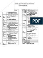 Progression Sheet