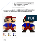 Tarefa de Classe 01 - Pixel Art Do Mario