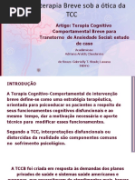 A Psicoterapia Breve - Abordagem TCC