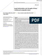 Magne, Carvalho, Milani - 2023 - Shrinkage Induced Cuspal Deformation and Strength of Three Different Short Fiber Reinforced Composi