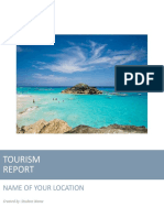 Tourism Report Template