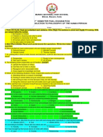 2022-2023 Final Exam Philosophy