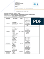 Internship Form 4 - Weekly Status Report TIN