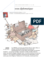 2 Grâce Aux BRICS, Un Monde Multipolaire, Par Julien Vercueil (Le Monde Diplomatique, Septembre 2016)