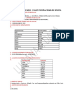 Division Politica Del Estado Plurinacional de Bolivia