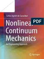 De Saracibar CA Nonlinear Continuum Mechanics An Engineering