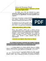 1) Aula Proc. Penal - Parte Histórica, Fundamentos, Características e Princípios