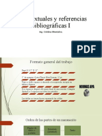 Citas Textuales y Referencias Bibliográficas I