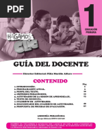 1er Grado Guía Programación Curricular