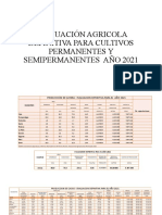 Evaluación Agricola