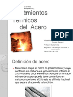 Tratamientos Termicos Del Acero