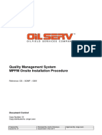 OS-SOMP-O001 MPFM Onsite Installation Procedure