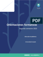 Orientaciones Docencia Segundo Semestre 2023