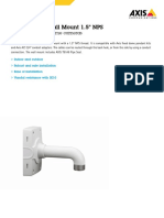 Datasheet Axis t91d61 Wall Mount 15 Nps en US 298612