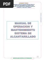 Manual de O - M - Alcantarillado