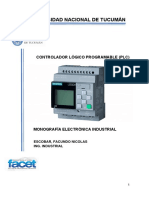 Monografía PLC Electrónica Industrial