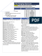 Opossum Pattern PDF