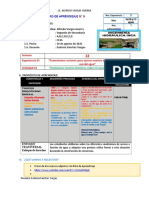 Semana 22 Exp. 05 Act. 01 2°grado CC - SS Del 09 Al 13 de Agosto