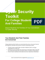 Cybersecurity Toolkit For College Students and Families