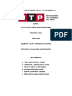 Trabajo de Investigación Sobre Mecanismos de Acceso Arancelario