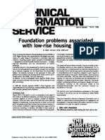 CIOB - Foundations Problems Associated With Low-Rise Housing. Part 1