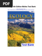 Ecology 6th Edition Molles Test Bank