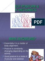 Correct Posture and Body Mechanics