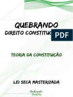 Lei Seca Masterizada - Teoria Constitucional