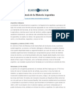 Síntesis de La Historia Argentina - El Historiador F. Pigna