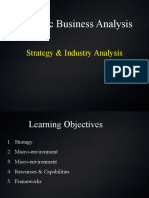 Session 2 - Strategy & Industry Analysis