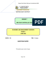 Grade 7 EMS QP and Answer Sheets - Midyear 2022