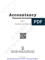 NCERT Class 11 Accountancy Book (Part I)