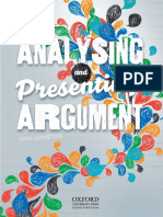 AnalysingandPresentingArgument (5E)