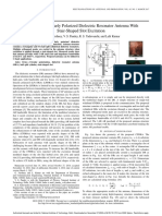 Wide Band Circularly Polarized Dielectric Resonator Antenna With Stair-Shaped Slot Excitation