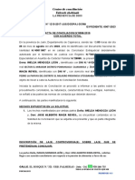 Acta Pensión de Alimentos Imelda Mendoza León