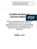 Informe Mensual de Medio Ambiente