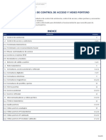 Lista de Precios de Control de Acceso y Video Portero - Centronic