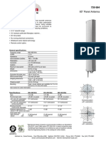 65° Panel Antenna: General Specifications