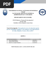 Universidad Nacional Autónoma de Honduras "UNAH" Facultad de Ciencias Económicas, Administrativas Y Contables. Departamento de Economía