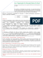 Politica e Organização Da Educação Básica Do Brasil Aula 1