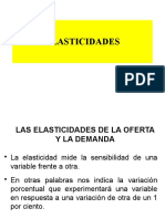 ELASTICIDADES