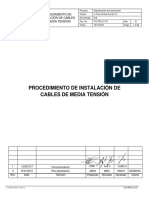 SC-012-ITC-PRC-C-107 Procedimiento de Instalacion de Cables de Media Tension